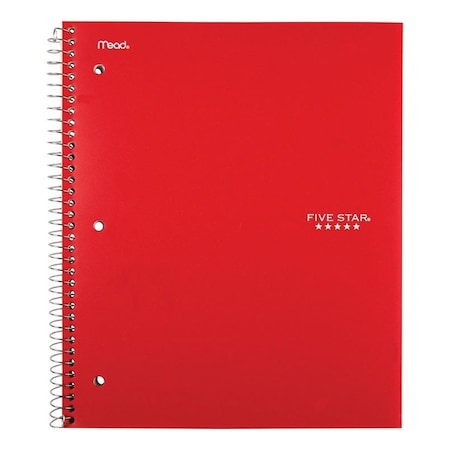 8-1/2 In. W X 11 In. L College Ruled Spiral Notebook